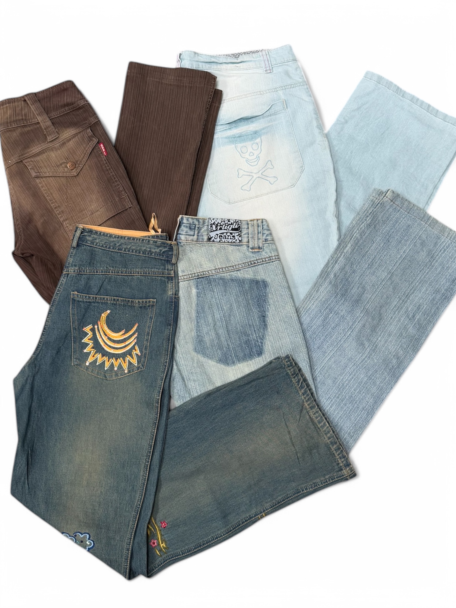 Y2K Low Waist Women Denim